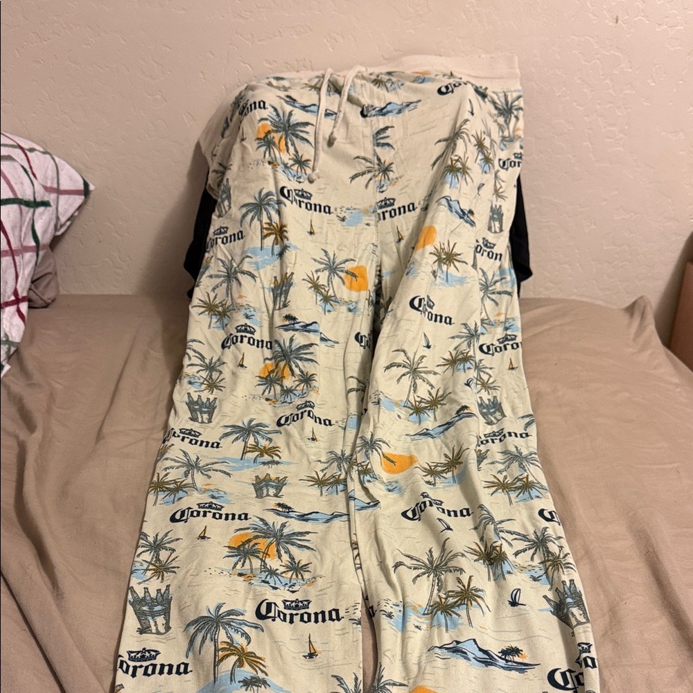 Corona Tropical Print Lounge Pants